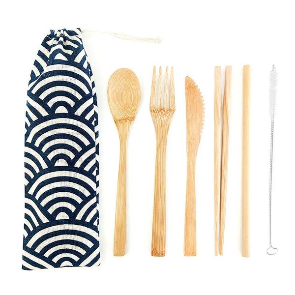 dinnerware sets 6pcs natural biodegradable portable eco friendly cutlery set bamboo spoon fork chopsticks travel utensils flatware
dinnerware sets 6pcs natural biodegradable portable eco friendly cutlery set bamboo spoon fork chopsticks travel utensils flatware