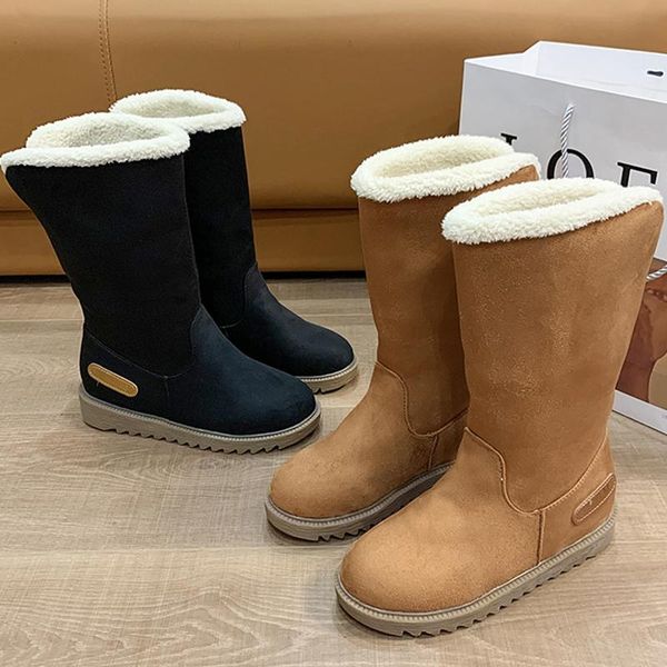 boots 2021 winter women snow fashion round toe flats slip on shoes for ladies corduroy woman furry mid calf, Black
boots 2021 winter women snow fashion round toe flats slip on shoes for ladies corduroy woman furry mid calf, Black