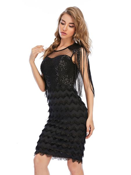 jumpsuit black tassel sequined party for women sleeveless cascade patchwork solid knee-length bodycon pencil, Black;white
jumpsuit black tassel sequined party for women sleeveless cascade patchwork solid knee-length bodycon pencil, Black;white