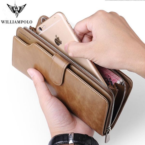 wallets willianmpolo leather wallet men's long fashion design passport cover clip zipper multi-function holding bag, Red;black
wallets willianmpolo leather wallet men's long fashion design passport cover clip zipper multi-function holding bag, Red;black