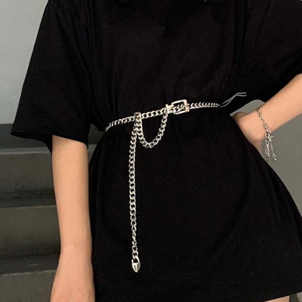 belts punk hip hop women metal gold silver waist strap thick chain for jeans trousers casual ladies female waistband, Black;brown
belts punk hip hop women metal gold silver waist strap thick chain for jeans trousers casual ladies female waistband, Black;brown