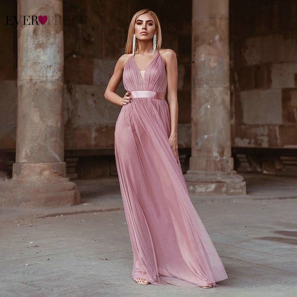 Tulle Prom Dresses 2021 Ever Pretty Elegant A Line V Neck Sleeveless Backless Formal Gowns Woman Party Night Vestidos EP00555, Dusty blue
Tulle Prom Dresses 2021 Ever Pretty Elegant A Line V Neck Sleeveless Backless Formal Gowns Woman Party Night Vestidos EP00555, Dusty blue