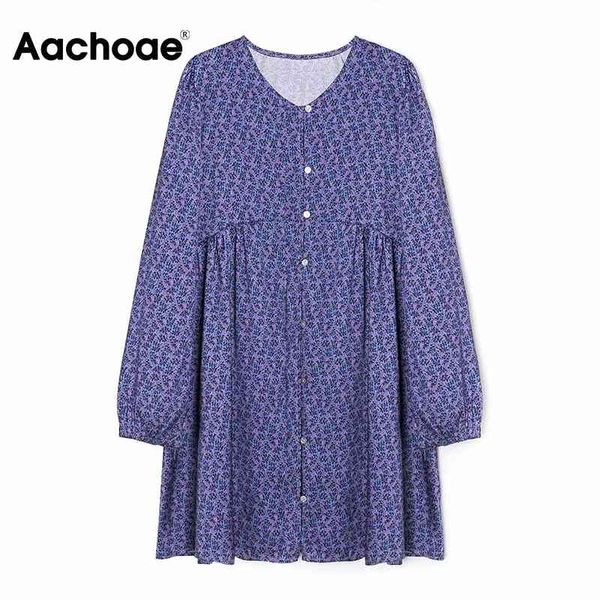 aachoae casual loose floral print dress o neck retro mini dress long sleeve single breasted pleated dress women autumn summer 210413, Black;gray
aachoae casual loose floral print dress o neck retro mini dress long sleeve single breasted pleated dress women autumn summer 210413, Black;gray