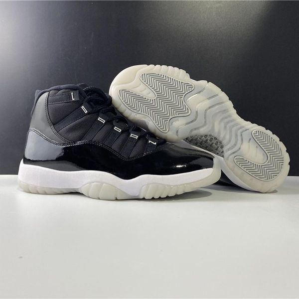 25th anniversary 11 mens basketball shoes 11s black white metallic silver eyelets jumpman men women sports sneakers carbon plate sole
25th anniversary 11 mens basketball shoes 11s black white metallic silver eyelets jumpman men women sports sneakers carbon plate sole