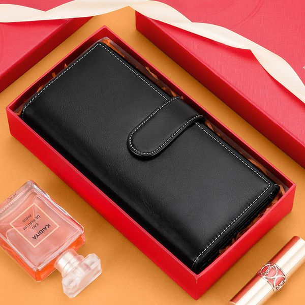 2021 new long genuine leather large capacity versatile handbag trend women's wallet
2021 new long genuine leather large capacity versatile handbag trend women's wallet