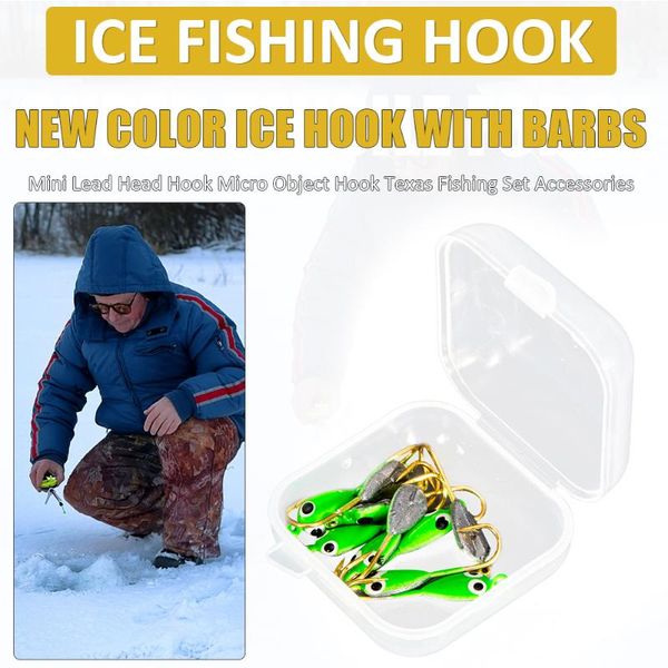 fishing hooks 10pcs mini carbon steel colorful barbed lure set winter ice fishhook jig hook for soft worm tackle ac
fishing hooks 10pcs mini carbon steel colorful barbed lure set winter ice fishhook jig hook for soft worm tackle ac