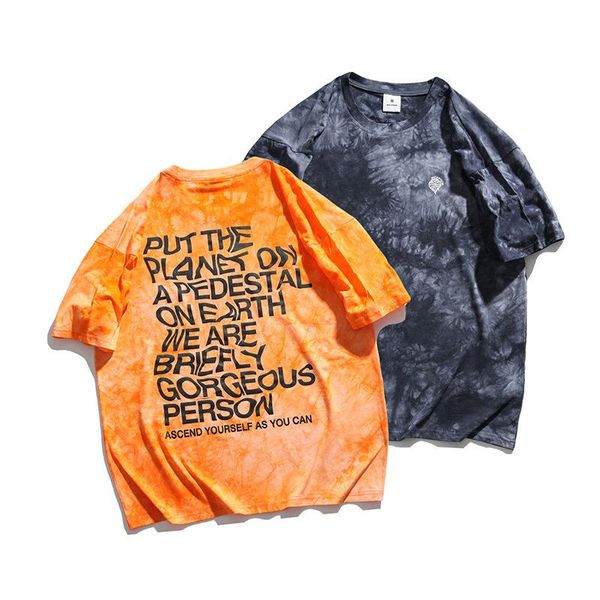 women's t-shirt summer hip hop casual lovers trend tie dye letter men's short sleeve women goth woman tshirts, White
women's t-shirt summer hip hop casual lovers trend tie dye letter men's short sleeve women goth woman tshirts, White
