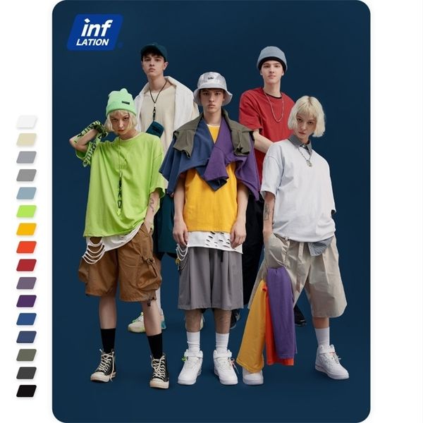inflation candy colour cotton oversized fashion hip hop t-shirts dress tee solid loose fit basic tee couple tee 8193s 210409, White;black
inflation candy colour cotton oversized fashion hip hop t-shirts dress tee solid loose fit basic tee couple tee 8193s 210409, White;black