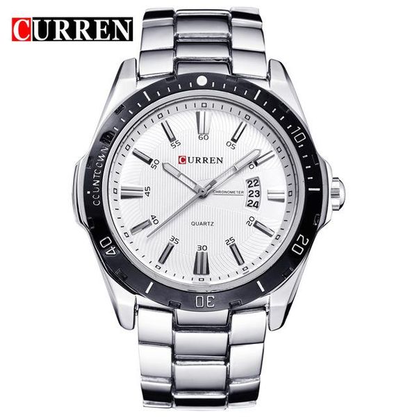 wristwatches brand curren 8110 men fashion watch quartz male casual business stainless steel sports watches, Slivery;brown
wristwatches brand curren 8110 men fashion watch quartz male casual business stainless steel sports watches, Slivery;brown