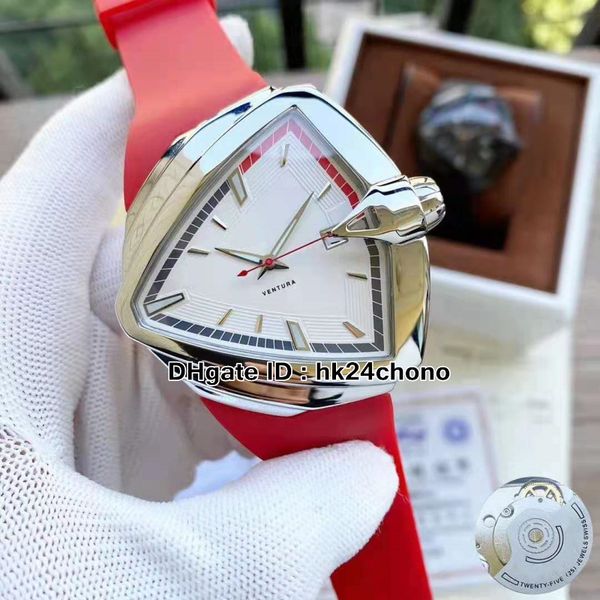 hight quality 42mm ventura elvis80 men's automatic watch h24551331 h24551731 white dial steel case date gents sport watches red rubber, Slivery;brown
hight quality 42mm ventura elvis80 men's automatic watch h24551331 h24551731 white dial steel case date gents sport watches red rubber, Slivery;brown