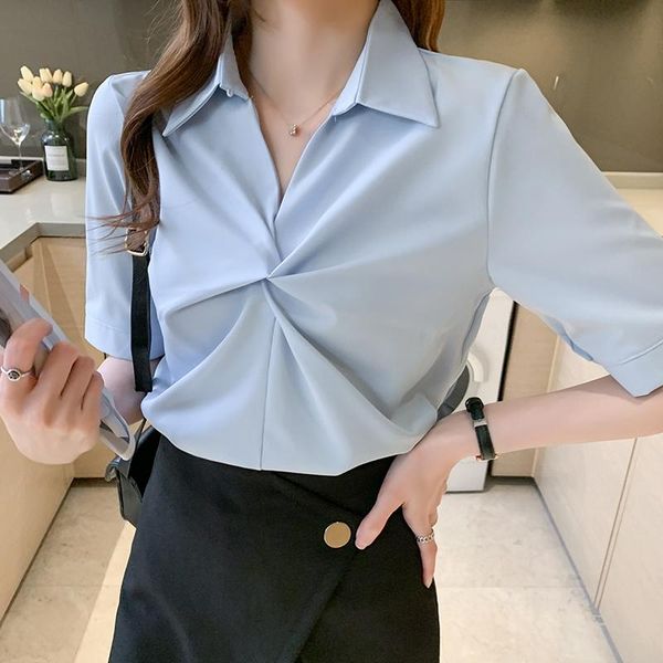 women's blouses & shirts elegant women 2021 summer short sleeve loose casual ladies office chiffon blouse white shirt female vintage b
women's blouses & shirts elegant women 2021 summer short sleeve loose casual ladies office chiffon blouse white shirt female vintage b
