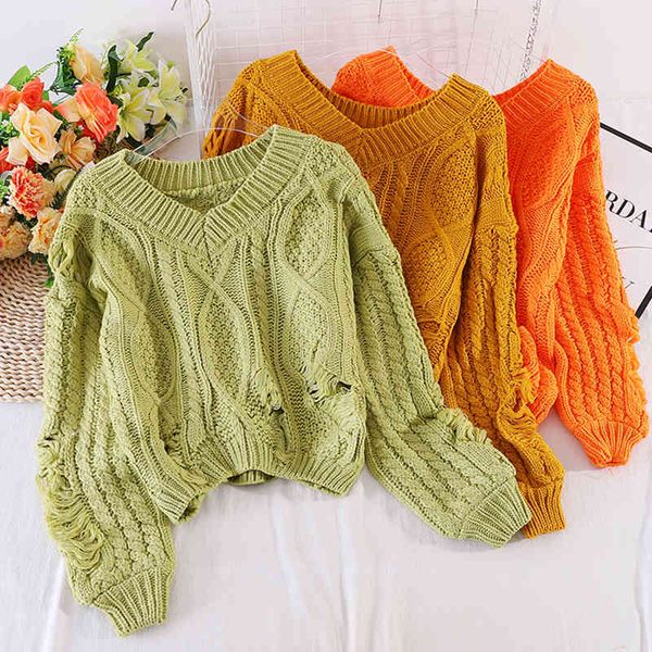 women's sweaters short female sweater with cleavage v, fashion autumn season sluggish hole torsion mesh gx1128 lvhi, White;black
women's sweaters short female sweater with cleavage v, fashion autumn season sluggish hole torsion mesh gx1128 lvhi, White;black