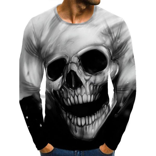 skull art 3d printing t-shirt visual impact party street style round neck long sleeve graphic optical illusion plus size printed daily top, White;black
skull art 3d printing t-shirt visual impact party street style round neck long sleeve graphic optical illusion plus size printed daily top, White;black