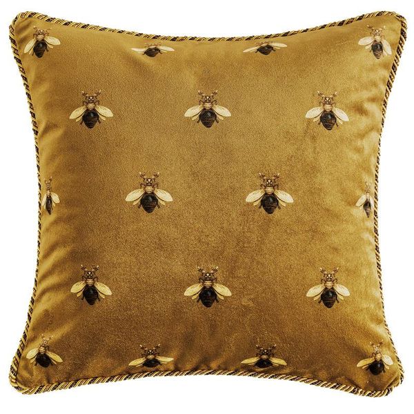 cushion/decorative pillow cushion cover decorative case european luxury art gold yellow bee print velvet soft coussin sofa chair
cushion/decorative pillow cushion cover decorative case european luxury art gold yellow bee print velvet soft coussin sofa chair