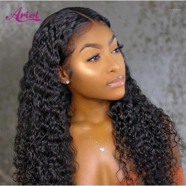 brazilian jerry curl wig black color wigs kinky curly lace front human hair pre plucked 13x4 for women1, Black;brown
brazilian jerry curl wig black color wigs kinky curly lace front human hair pre plucked 13x4 for women1, Black;brown