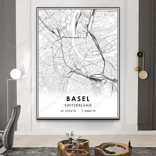 paintings black and white switzerland city map the basel poster hd print wall art canvas nordic landscape painting for home decor
paintings black and white switzerland city map the basel poster hd print wall art canvas nordic landscape painting for home decor