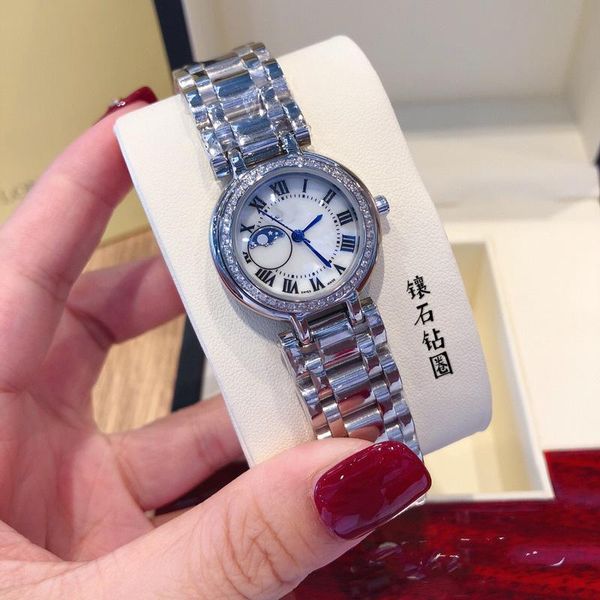 luxury designer watch longine brand ladies watches womens diamond wristwatches luxurious waterproof quartz timepiece stainless steel aaa wat, Silver
luxury designer watch longine brand ladies watches womens diamond wristwatches luxurious waterproof quartz timepiece stainless steel aaa wat, Silver