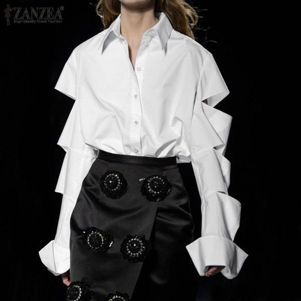 summer long sleeve buttons blouse fashion women hollow out shirt casual lapel neck solid blusas femininas work tunic7 women's blouses &, White
summer long sleeve buttons blouse fashion women hollow out shirt casual lapel neck solid blusas femininas work tunic7 women's blouses &, White