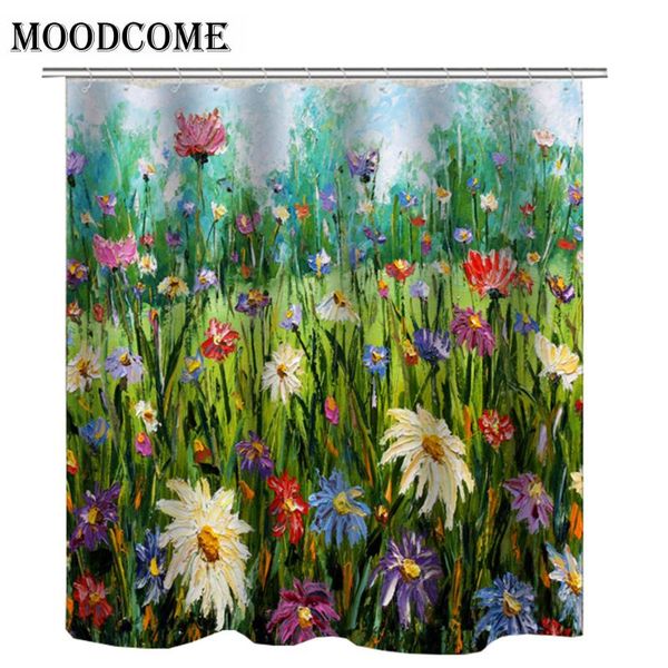 shower curtains painting flower curtain fabric waterproof bathroom drop bath 
shower curtains painting flower curtain fabric waterproof bathroom drop bath