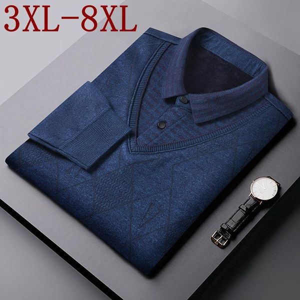 men's sweaters 8xl 7xl 6xl plus velvet sweater men 2021 winter thick warm fleece christmas male pullovers, White;black
men's sweaters 8xl 7xl 6xl plus velvet sweater men 2021 winter thick warm fleece christmas male pullovers, White;black