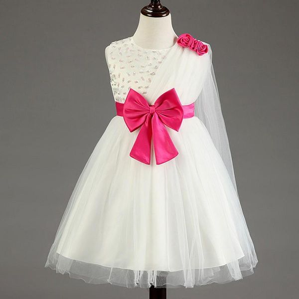 girl's dresses girl dress wedding bow formal party robe de mariage enfant fille 6wd 028, Red;yellow
girl's dresses girl dress wedding bow formal party robe de mariage enfant fille 6wd 028, Red;yellow