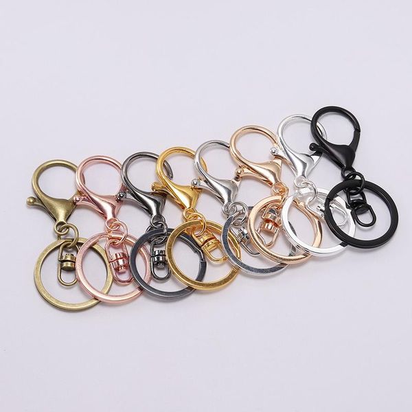 keychains 5pcs/lot 30mm round key ring classic plated lobster clasp hook chain jewelry making for keychain accessories, Silver
keychains 5pcs/lot 30mm round key ring classic plated lobster clasp hook chain jewelry making for keychain accessories, Silver