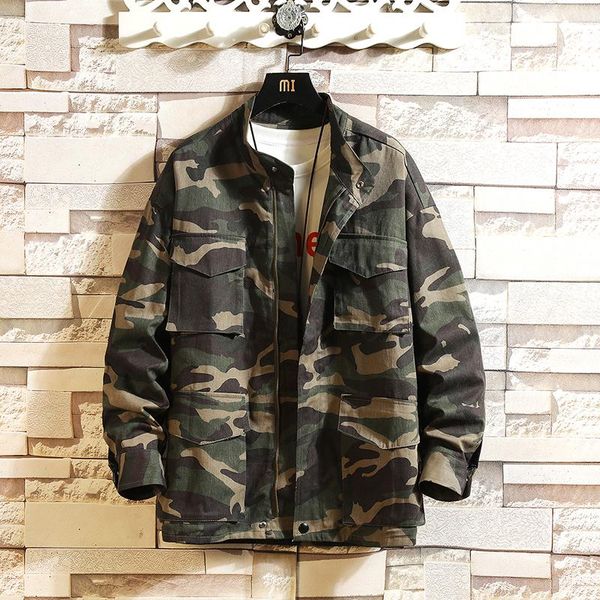 oversized camouflage jacket men spring multi-pocket outerwear fashion plus size 5xl cargo coat street loose clothing male men's jacket, Black;brown
oversized camouflage jacket men spring multi-pocket outerwear fashion plus size 5xl cargo coat street loose clothing male men's jacket, Black;brown