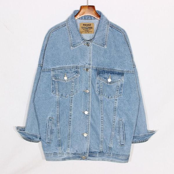 women's jackets vintage washed blue denim women oversized loose outerwear autumn mid long boyfriend jeans jacket coat female streetwear, Black;brown
women's jackets vintage washed blue denim women oversized loose outerwear autumn mid long boyfriend jeans jacket coat female streetwear, Black;brown