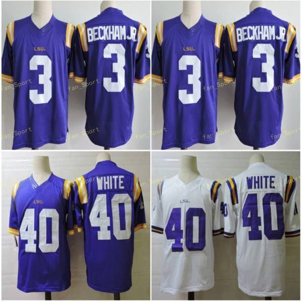 ncaa 40 devin white lsu tigers #3 odell beckham jr 125th stitched football college jersey quality, Black
ncaa 40 devin white lsu tigers #3 odell beckham jr 125th stitched football college jersey quality, Black
