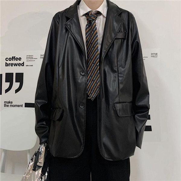 korean leather jacket men's fashion casual black motorcycle jackets mens streetwear wild loose hip-hop bomber men m- fur & faux
korean leather jacket men's fashion casual black motorcycle jackets mens streetwear wild loose hip-hop bomber men m- fur & faux