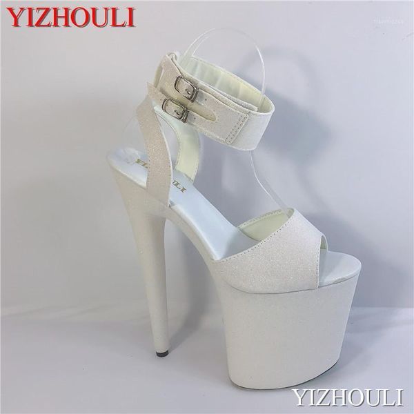 sandals white sequins 20cm high-heel glitter upper, 8in, ankle strap buckle, summer club pole dancing1, Black
sandals white sequins 20cm high-heel glitter upper, 8in, ankle strap buckle, summer club pole dancing1, Black