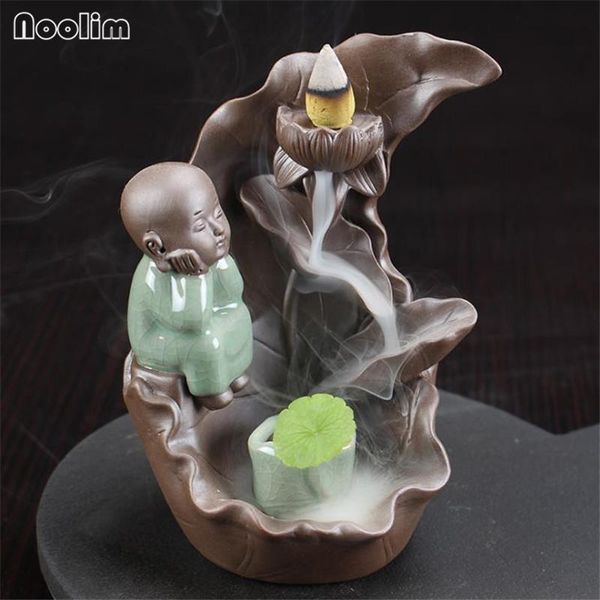 fragrance lamps meditation little monk backflow waterfall incense burner ice crack ceramic stick holder censer
fragrance lamps meditation little monk backflow waterfall incense burner ice crack ceramic stick holder censer