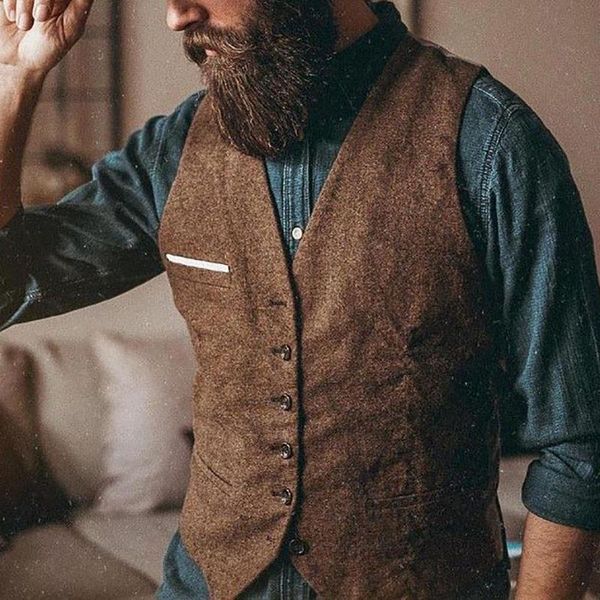 men's vests vintage solid suit vest men victorian retro slim dress mens male waistcoat gilet homme casual formal business coats, Black;white
men's vests vintage solid suit vest men victorian retro slim dress mens male waistcoat gilet homme casual formal business coats, Black;white