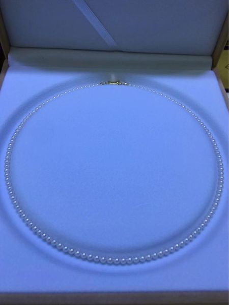 chains real pearl necklace 4mm freshwater perfect circle grain selected sunflower seed-shaped buckle, Silver
chains real pearl necklace 4mm freshwater perfect circle grain selected sunflower seed-shaped buckle, Silver