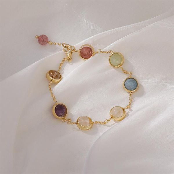 beaded, strands 2021 girl colorful rainbow candy crystal strawberry creative bracelet for women fashion jewelry accessories, Black
beaded, strands 2021 girl colorful rainbow candy crystal strawberry creative bracelet for women fashion jewelry accessories, Black