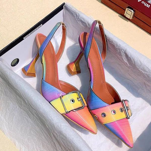 colorful leather mules shoes woman belt buckle pointed toe pumps women high heels 2021 spring street fashion footwear sandals, Black
colorful leather mules shoes woman belt buckle pointed toe pumps women high heels 2021 spring street fashion footwear sandals, Black