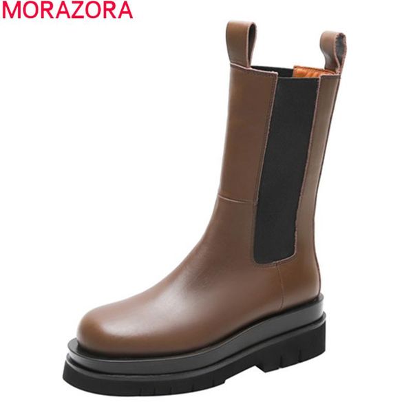 boots morazora 2021 arrival mid calf fashion slip-on spring autumn women med heels round toe casual ladies shoes, Black
boots morazora 2021 arrival mid calf fashion slip-on spring autumn women med heels round toe casual ladies shoes, Black