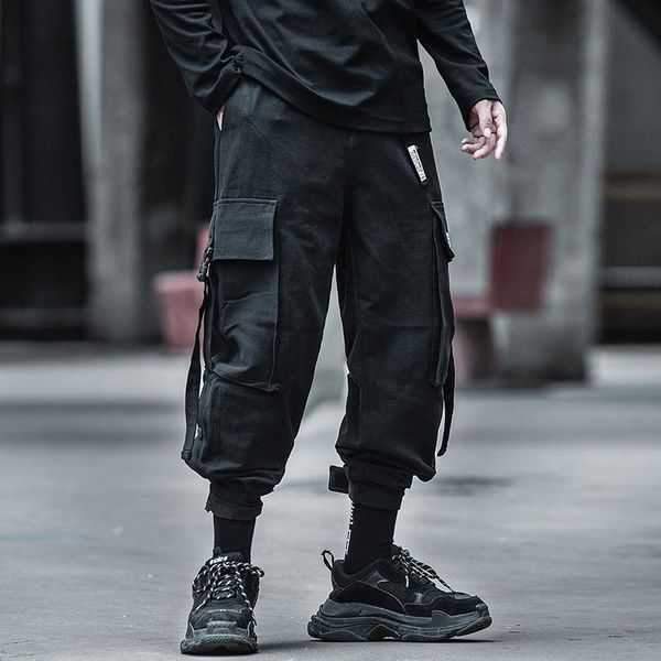 men's pants cargo streetwear fashion men black joggers tactics casual trousers male pocket ribbon bb62
men's pants cargo streetwear fashion men black joggers tactics casual trousers male pocket ribbon bb62