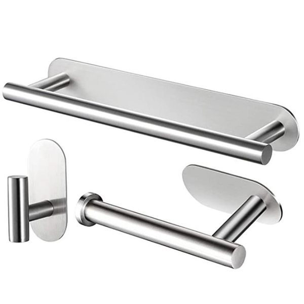 towel holder - 3 pieces stainless steel bathroom hardware set hand rail, toilet roll holder, coat hook racks
towel holder - 3 pieces stainless steel bathroom hardware set hand rail, toilet roll holder, coat hook racks