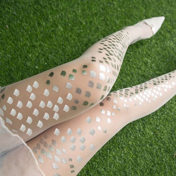 design mermaid sequins pantyhose women transparent shiny tights feamle summer thin pants glitter silk, Black;white
design mermaid sequins pantyhose women transparent shiny tights feamle summer thin pants glitter silk, Black;white