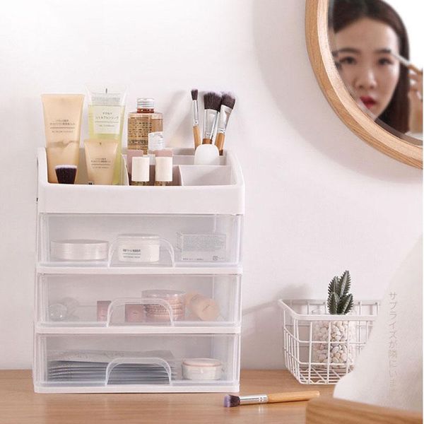 storage boxes & bins cosmetic deskbox multi-layer transparent plastic makeup organizer drawers jewelry container case brush holder
storage boxes & bins cosmetic deskbox multi-layer transparent plastic makeup organizer drawers jewelry container case brush holder