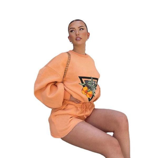women's tracksuits lantern sleeve round neck cartoon printing 2021 short suits autumn long-sleeved shorts loose fashion casual two-piec, Gray
women's tracksuits lantern sleeve round neck cartoon printing 2021 short suits autumn long-sleeved shorts loose fashion casual two-piec, Gray