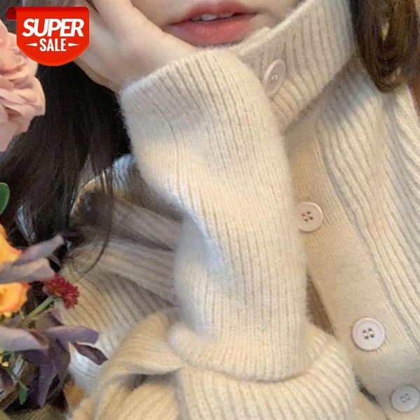 soaking in the sun all day and wind hide seek / button-neck sweater loose korean gentle #kw8m, White
soaking in the sun all day and wind hide seek / button-neck sweater loose korean gentle #kw8m, White