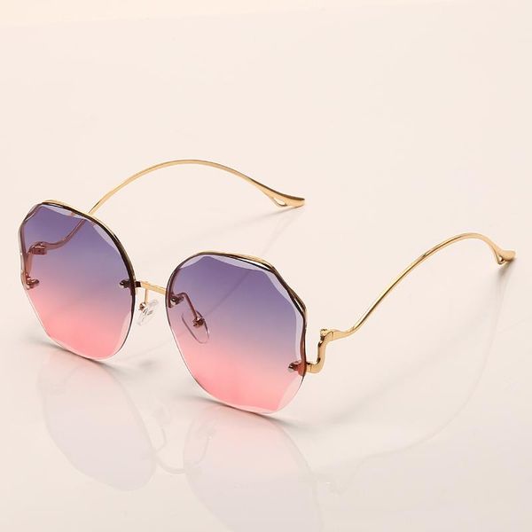 sunglasses fashion tea gradient round shades women metal curved temples sun glasses female uv400 eyewear, White;black
sunglasses fashion tea gradient round shades women metal curved temples sun glasses female uv400 eyewear, White;black
