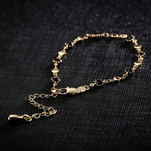 link, chain flower crystal beads bangles for women black rhinestone girls round jewelry fashion dainty bracelets &
link, chain flower crystal beads bangles for women black rhinestone girls round jewelry fashion dainty bracelets &