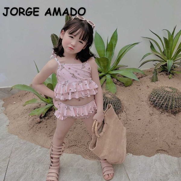 summer kids girls swimwear 2-pcs floral sleeveless sling swimsuit children cute style spring clothes e140 210610, Blue
summer kids girls swimwear 2-pcs floral sleeveless sling swimsuit children cute style spring clothes e140 210610, Blue