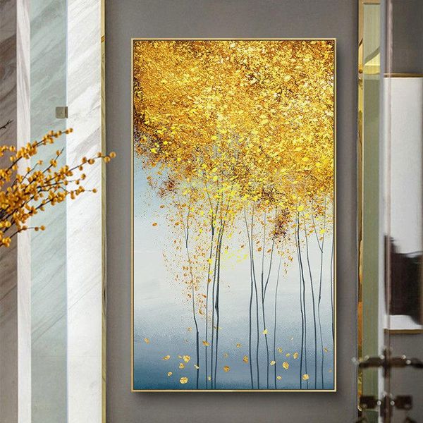 paintings 100% hand painted abstract golden trees painting on canvas wall art frameless picture decoration for live room home decor gift
paintings 100% hand painted abstract golden trees painting on canvas wall art frameless picture decoration for live room home decor gift