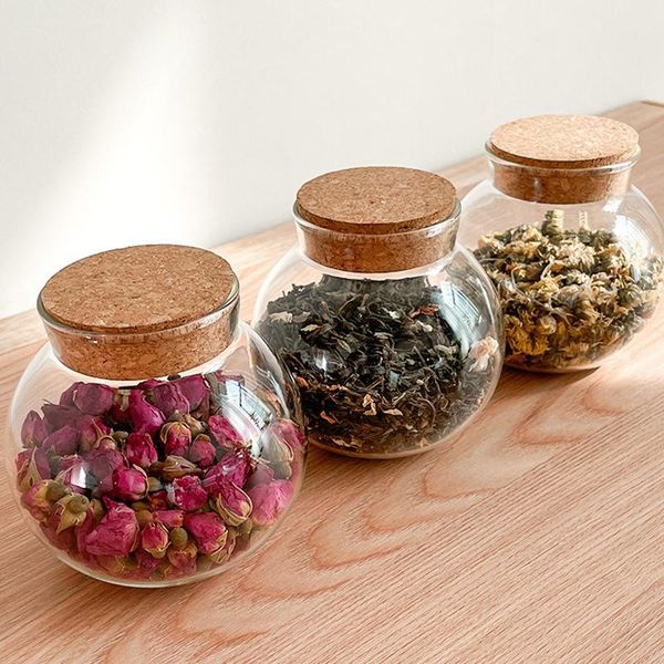 storage bottles & jars spherical glass container with cork lids, large capacity sealed bottles, pot jar for kitchen organizer
storage bottles & jars spherical glass container with cork lids, large capacity sealed bottles, pot jar for kitchen organizer