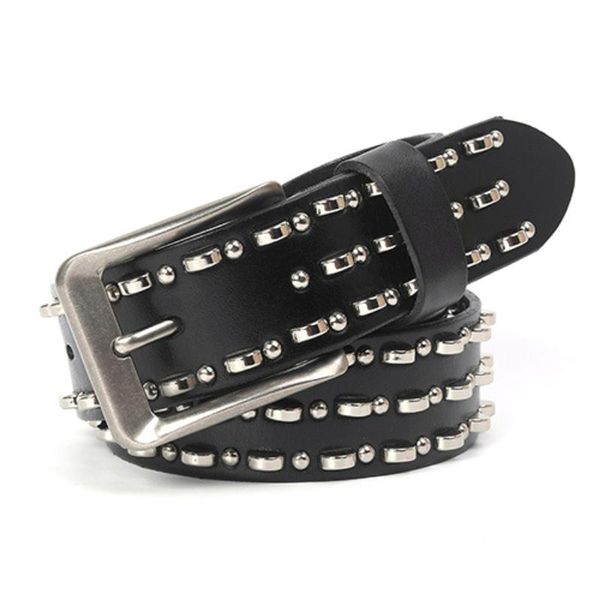 belts punk for men cow leather metal rivet belt fashion dj rock stud cowboy luxury women strap, Black;brown
belts punk for men cow leather metal rivet belt fashion dj rock stud cowboy luxury women strap, Black;brown