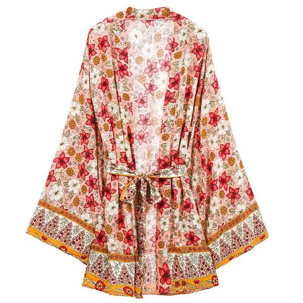 women's swimwear vintage floral rayon plus size women kimono summer bikini blusas ladies holiday cardigan, White;black
women's swimwear vintage floral rayon plus size women kimono summer bikini blusas ladies holiday cardigan, White;black